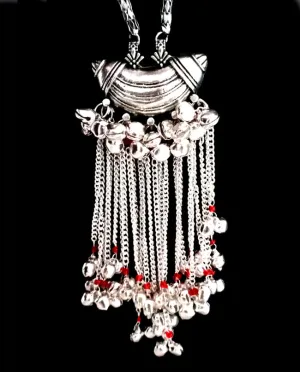 80x90mm Exclusive German Silver  Stone Studded Tabeez Pendants for Jewelry Making Wholesale